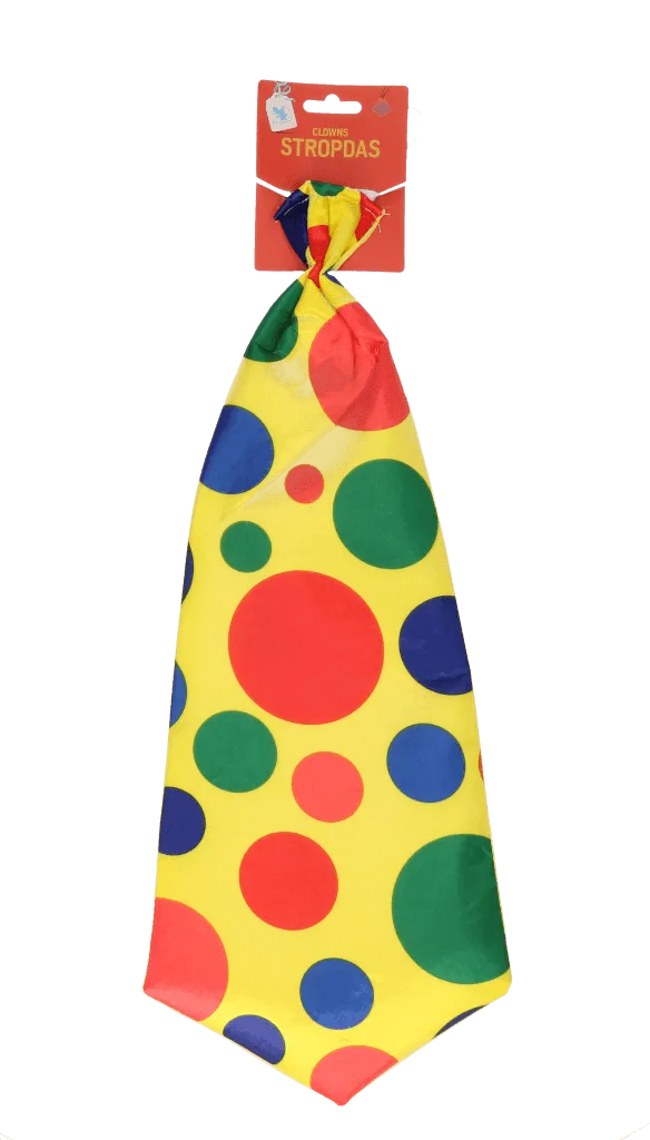 Stropdas clown meerkleurig