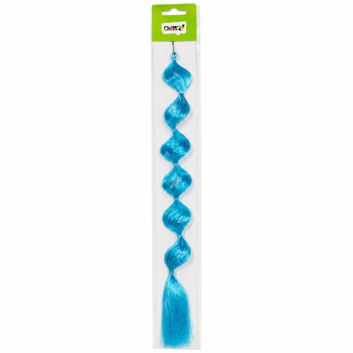 Haarextension gourd shape blauw