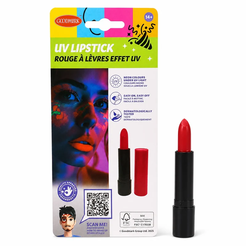 Lippenstift rood UV effect