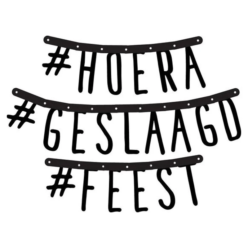 Geslaagd Letterslinger - 150 cm