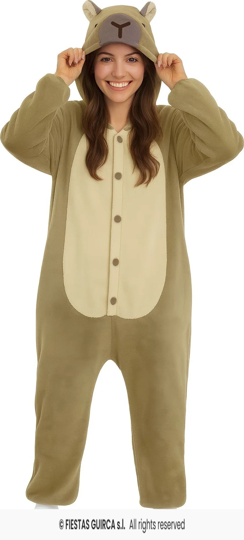 Capybara Onesie Vrouw