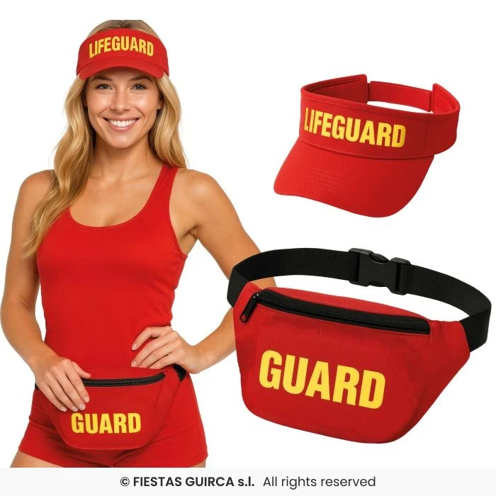 Lifeguard Set 2-delig Rood