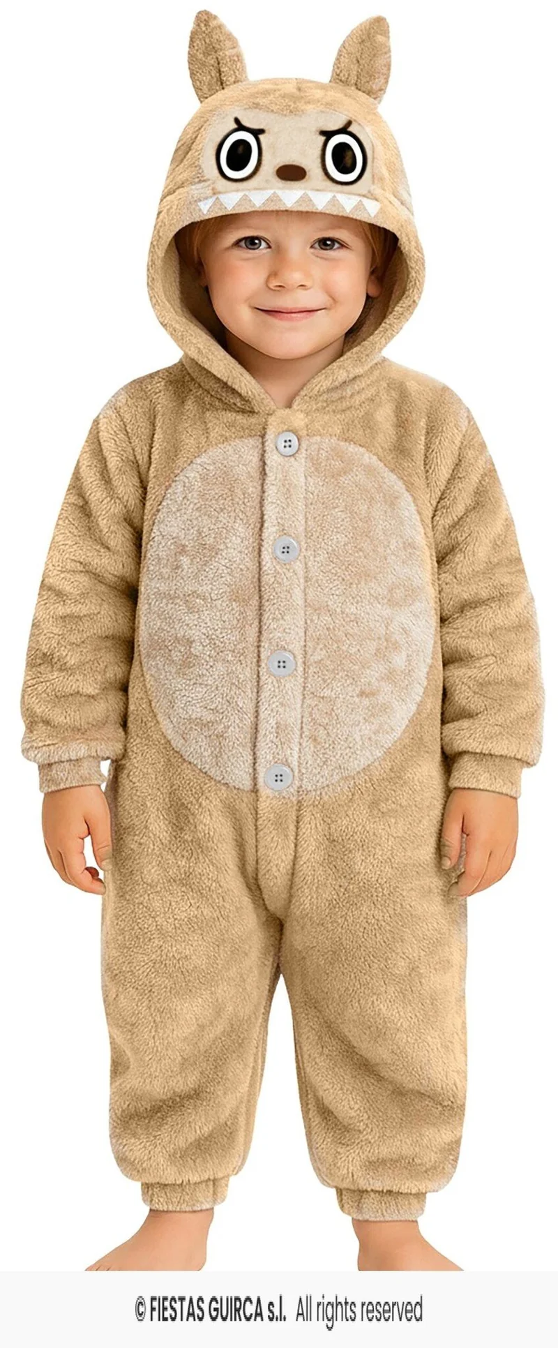 Lulu Monster Onesie Kind Beige