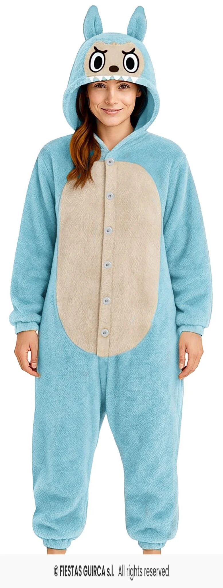 Lulu Monster Onesie Vrouw Blauw