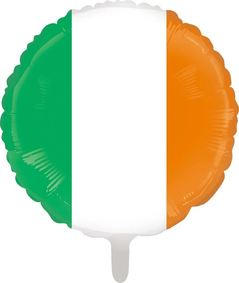 Folieballon Rond Ierland 46cm
