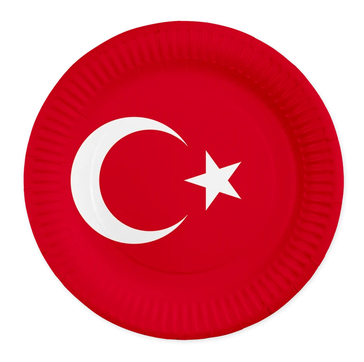Borden Turkije 23cm (8st)