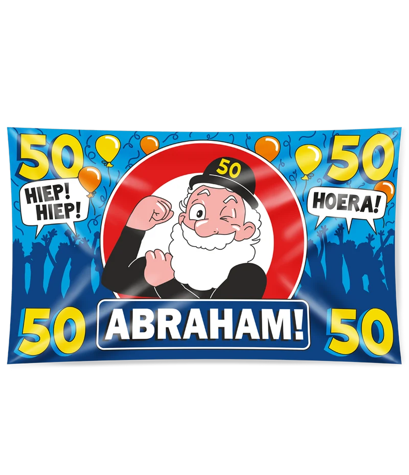 Abraham - Gevelvlag XXL - 90 x 150 cm