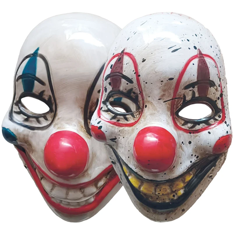 Masker clown met bewegende mond