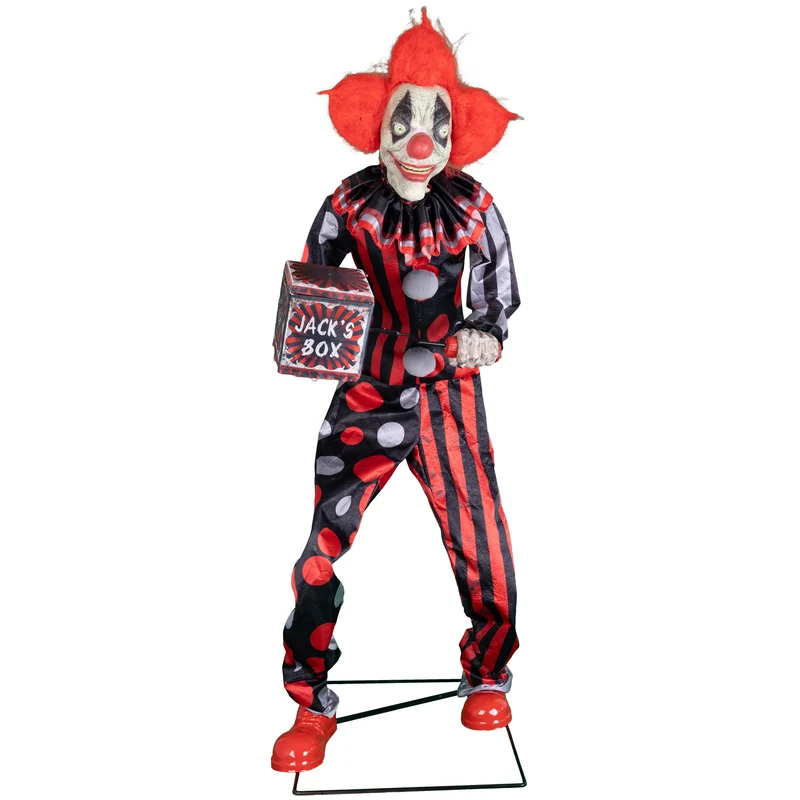 Halloween animatronic clown Jester Jack 175 cm