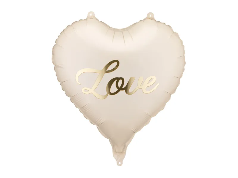 Folieballon Hart Love Elegant (45cm)