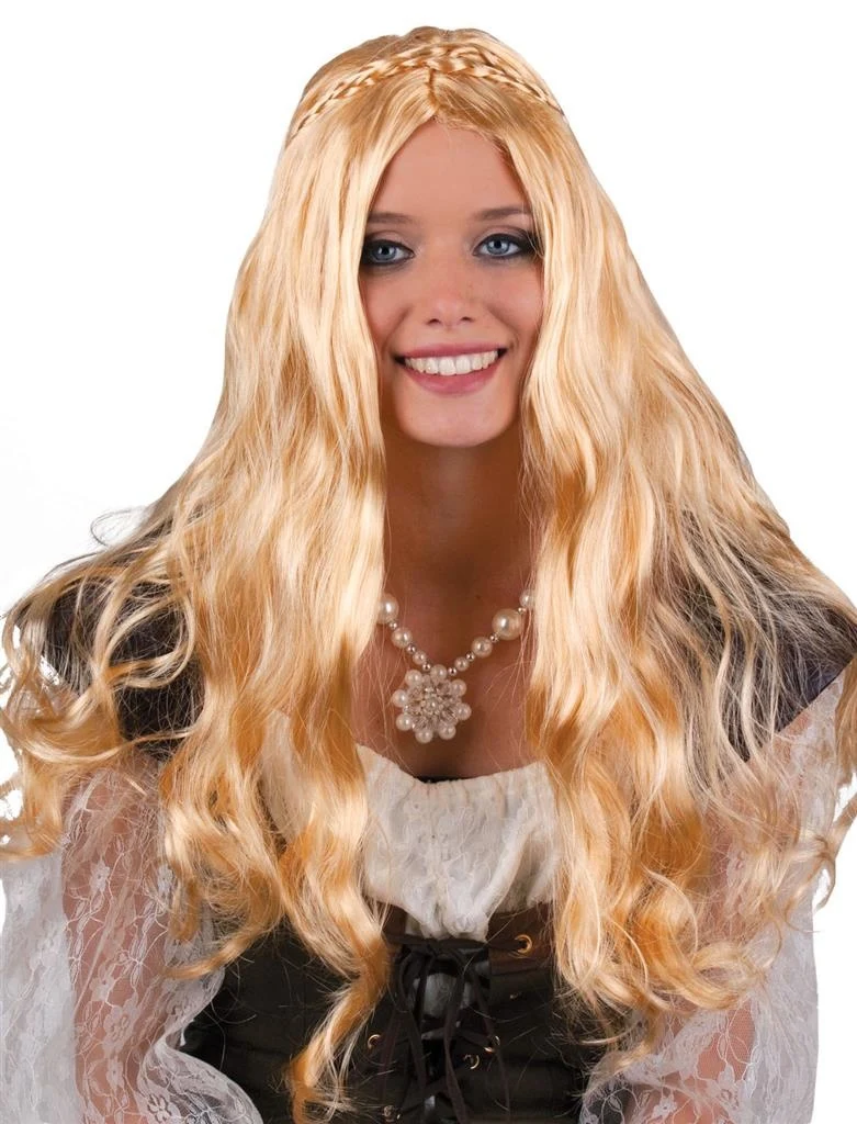 Blonde prinses pruik