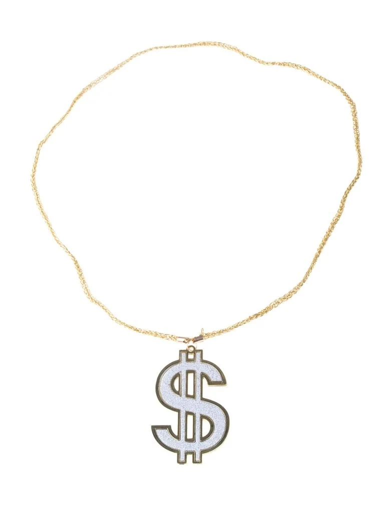 Ketting dollarteken zilver goud