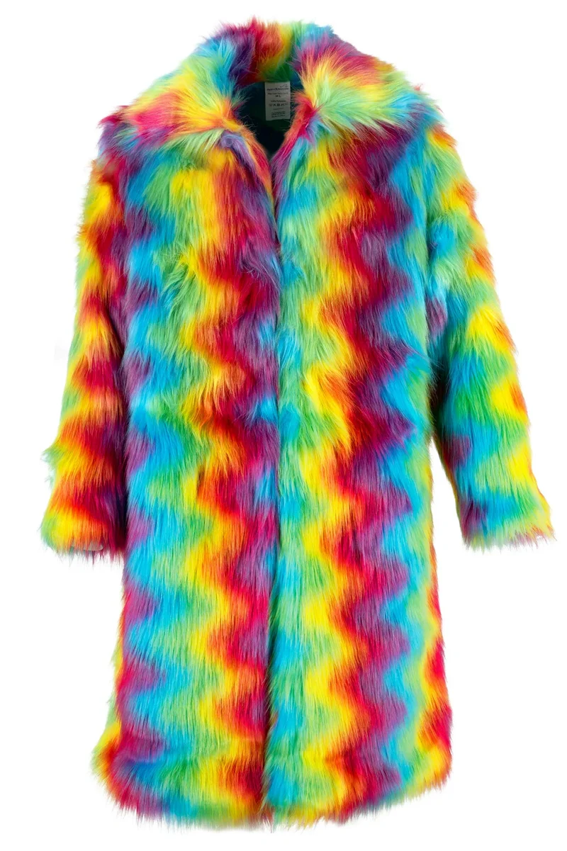 Lange Carnavalsjas Colorwave Dames