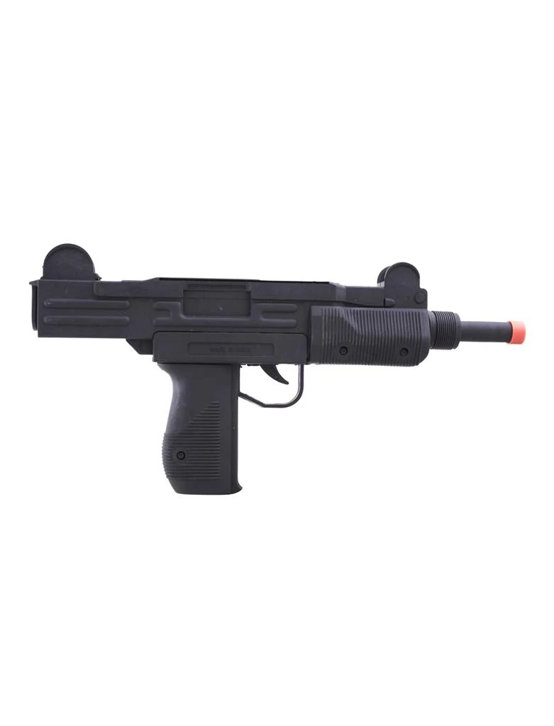Nep mitrailleur zwart 37 cm met geluid