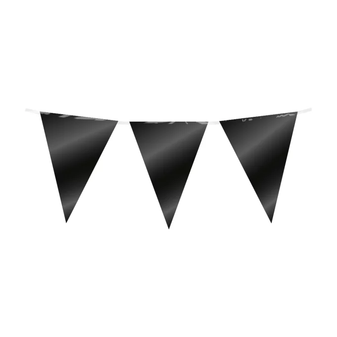 Folie slinger zwart 10 meter 20x30 cm