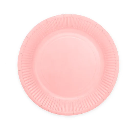 Roze borden 23cm FSC (8st)