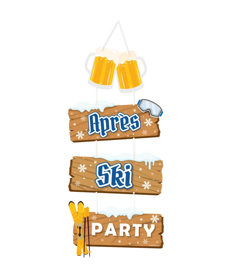 Deur Decoratie Après ski Oktoberfest