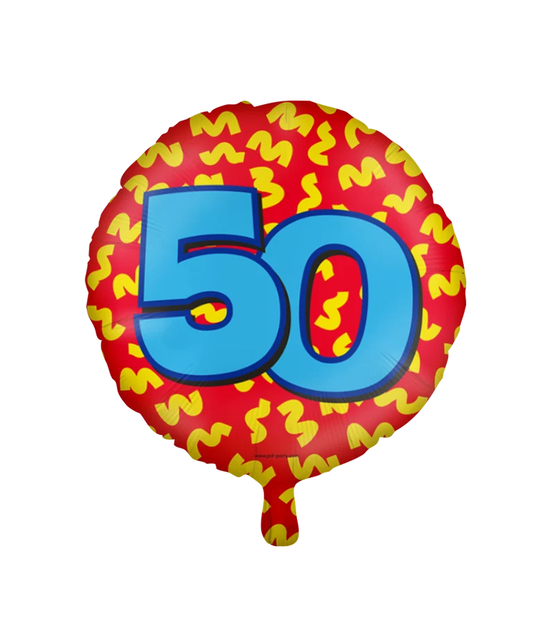 50 jaar Folieballon - Happy