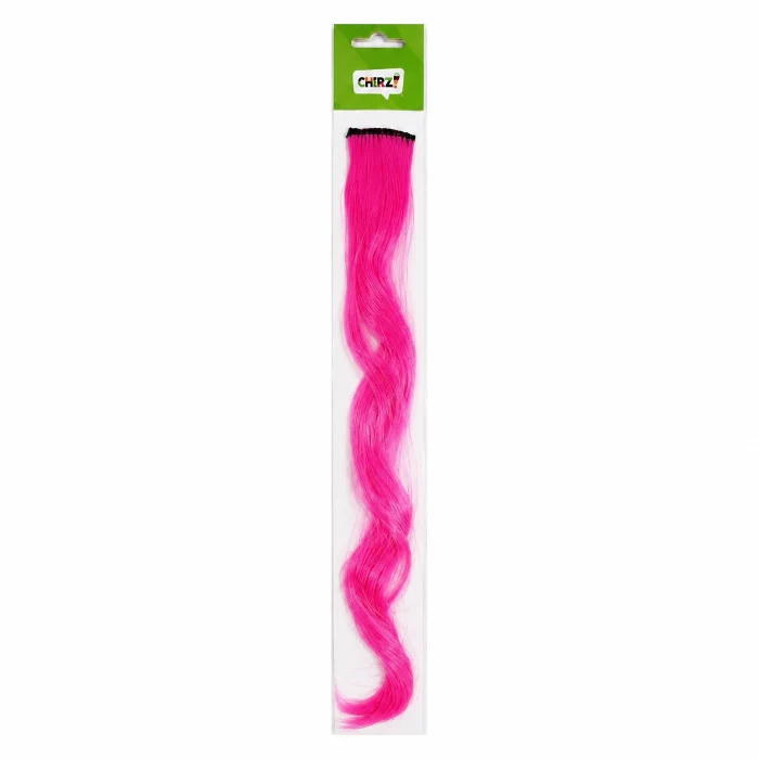 Haarextension krul roze