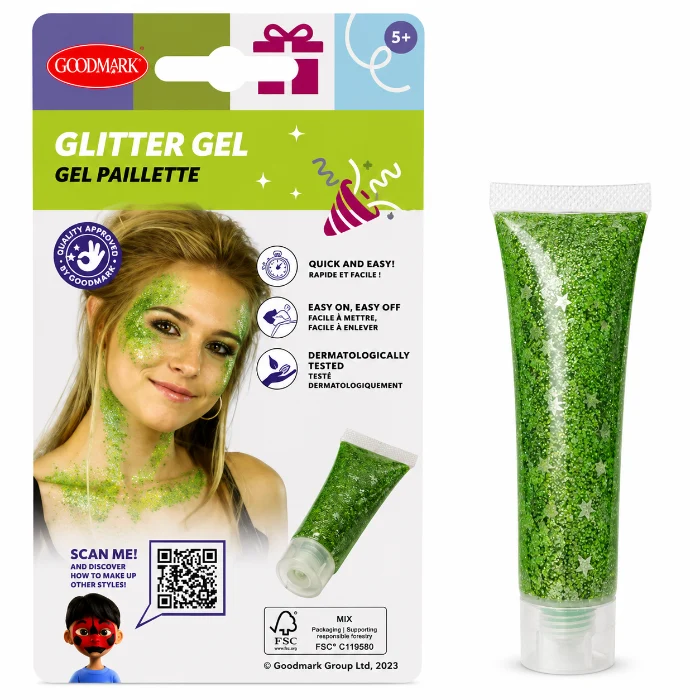 Glittergel groen 14ml