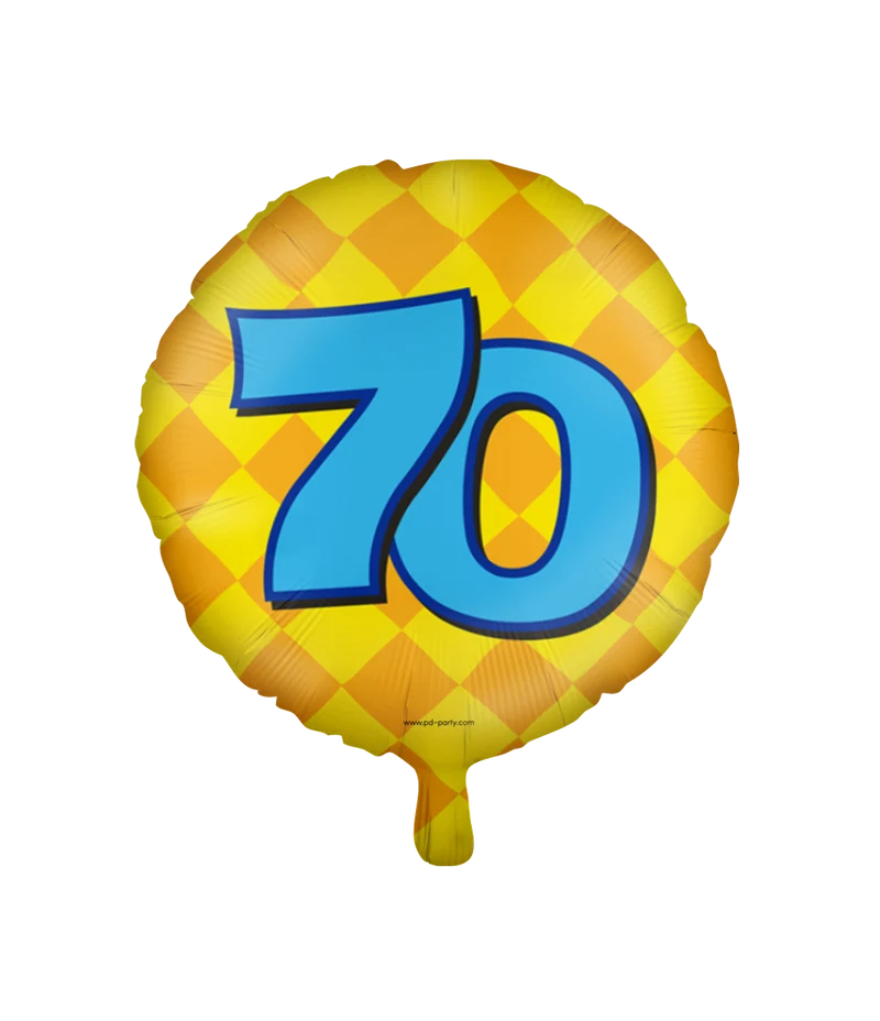 70 jaar Folieballon - Happy