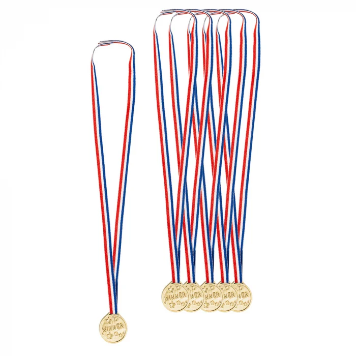 Medailles Winnaar - 6 stuks
