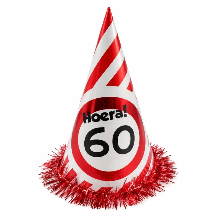 Feesthoed Hoera 60