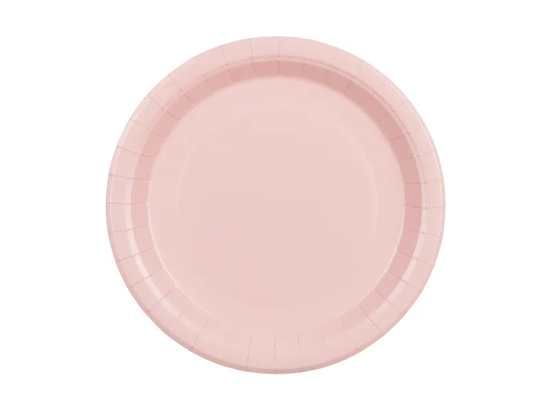 Feestborden Lichtroze 23cm (6st)