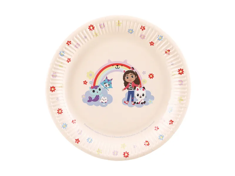 Partyborden Gabby's Dollhouse 23cm (6st)