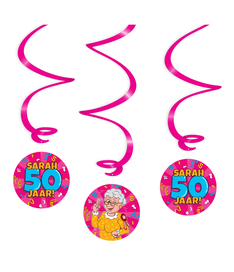 Sarah Swirl slingers - 3 stuks - cartoon