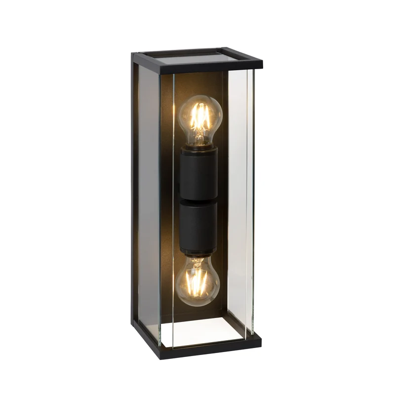 Lucide wandlamp CLAIRE - 2xE27 - Antraciet