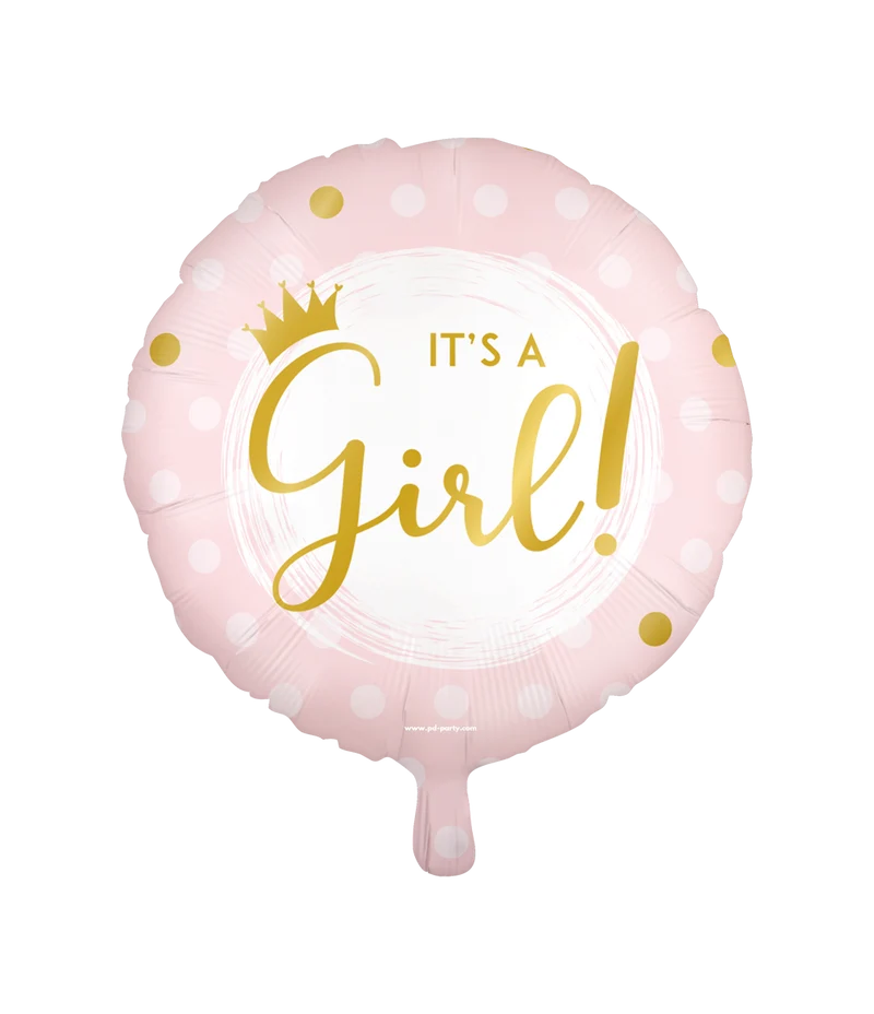 It's a girl! Folieballon - 45 cm - Happy