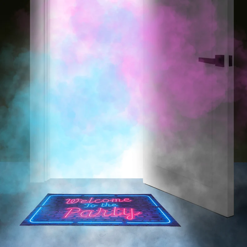 Deurmat 'Welcome to the party'