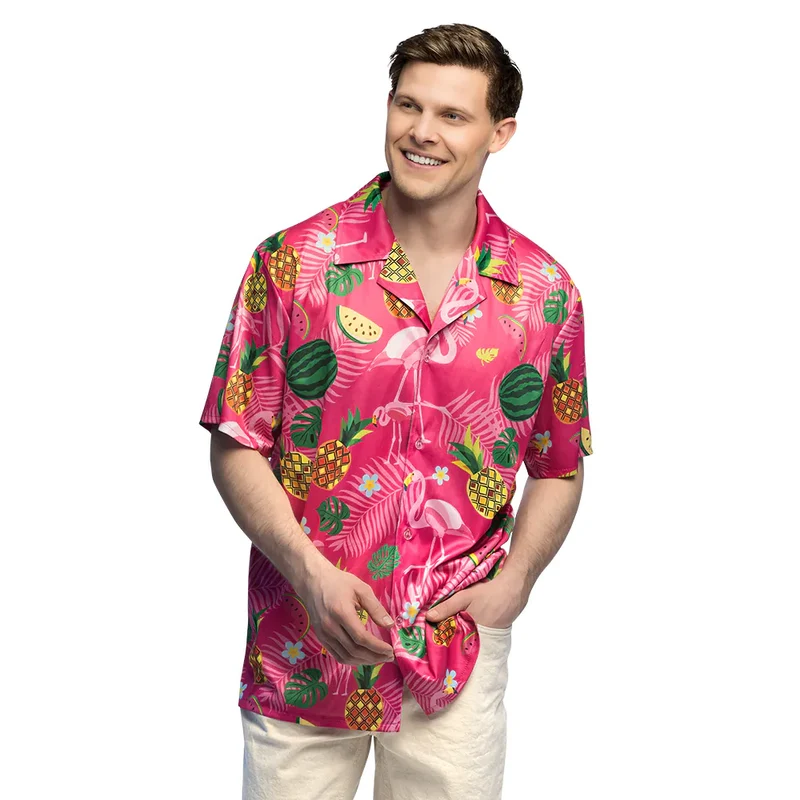 Blouse Summer flamingo Volwassen
