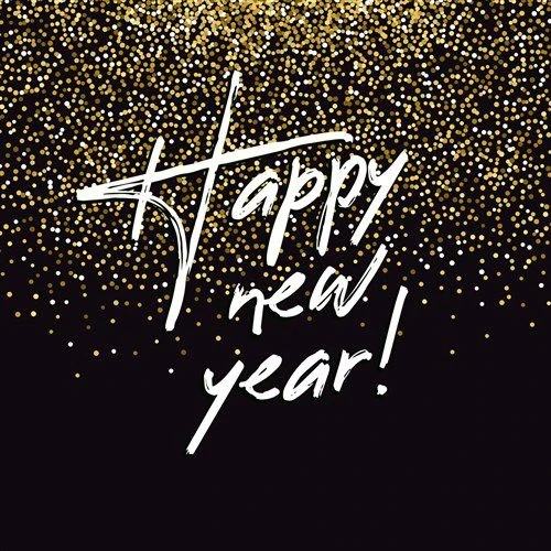 Servetten ’Happy new year’ Sparkling (20st)