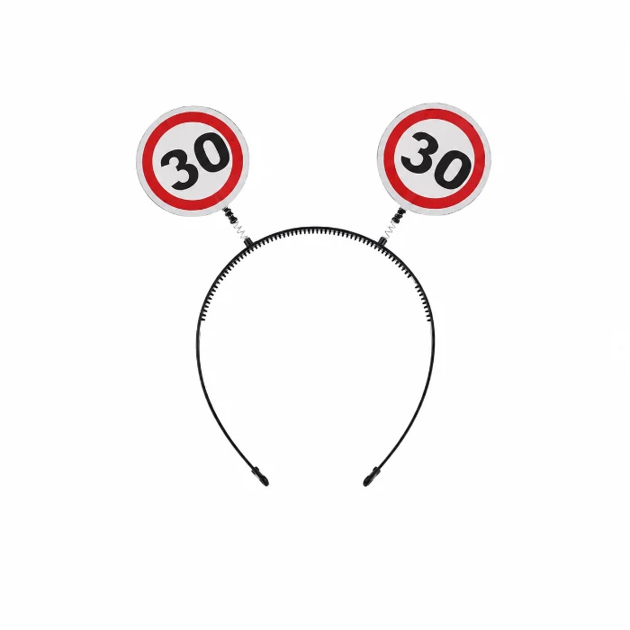 Diadeem 30 jaar rood/wit