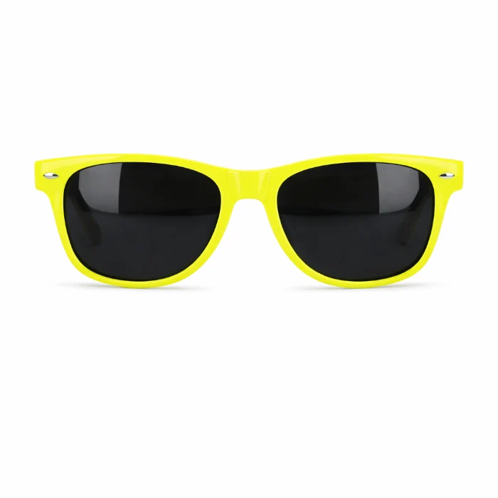Zonnebril neon geel