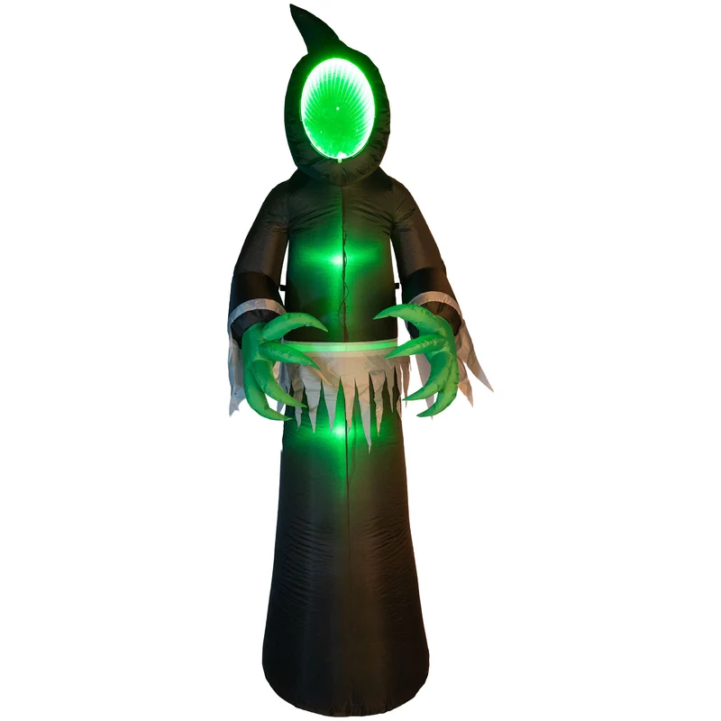 Opblaasbare spook met LED 240 cm