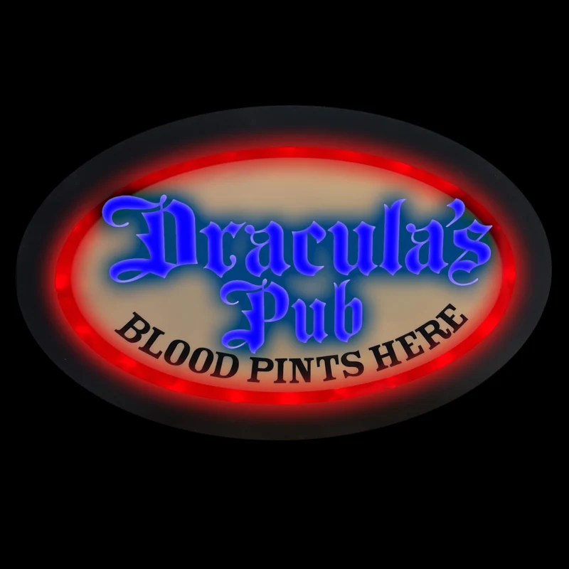 Neon licht 'Dracula's Pub'