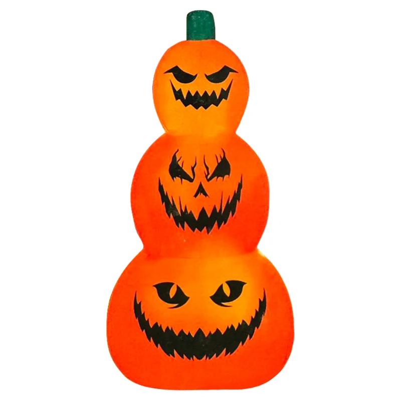 Halloween opblaasbare LED pompoentoren 122 cm