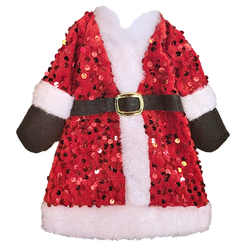 Wijnfles cover Kerstman