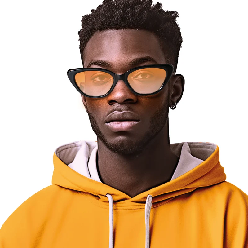 Rapper bril zwart hiphop verkleedaccessoire