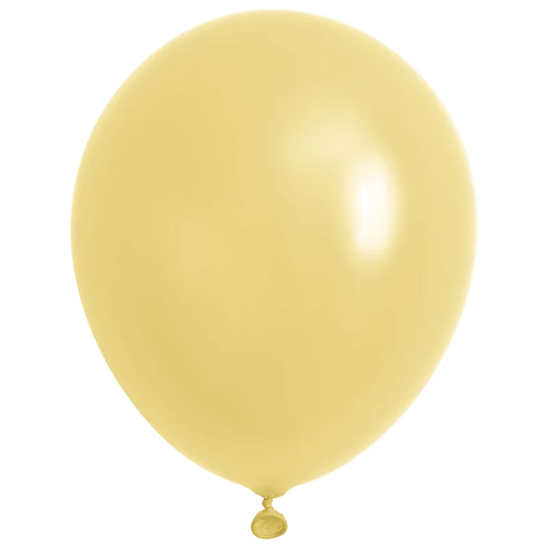 40 Ballonnen 10" Macaron geel