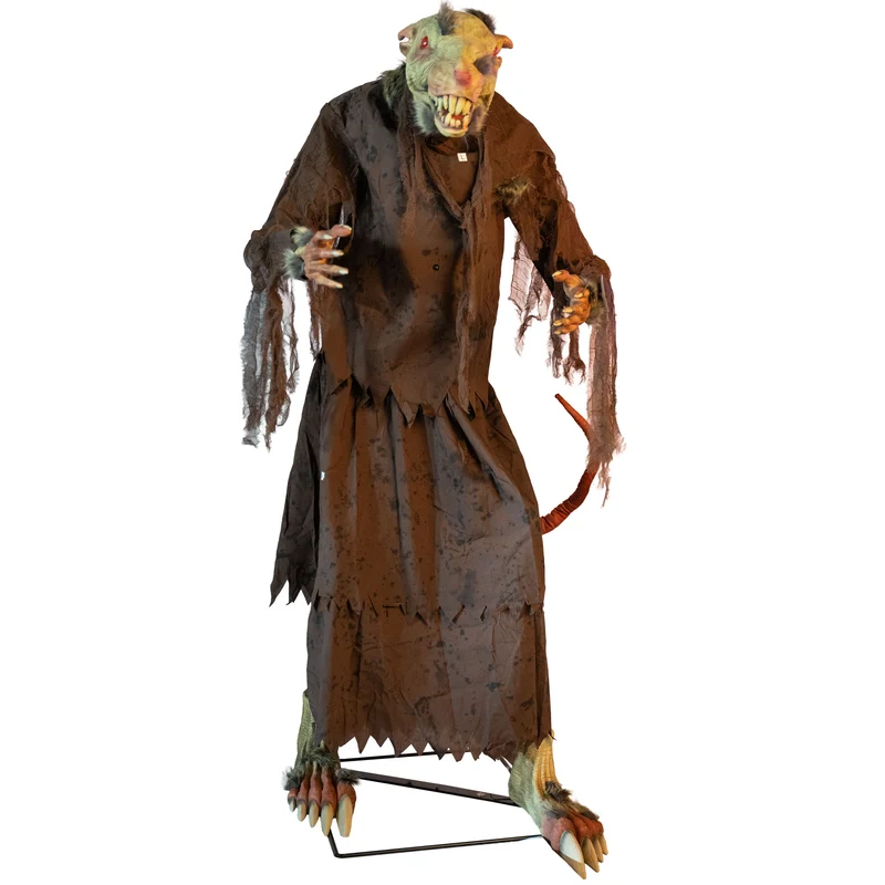 Gemuteerde dode rat 155 cm animatronic