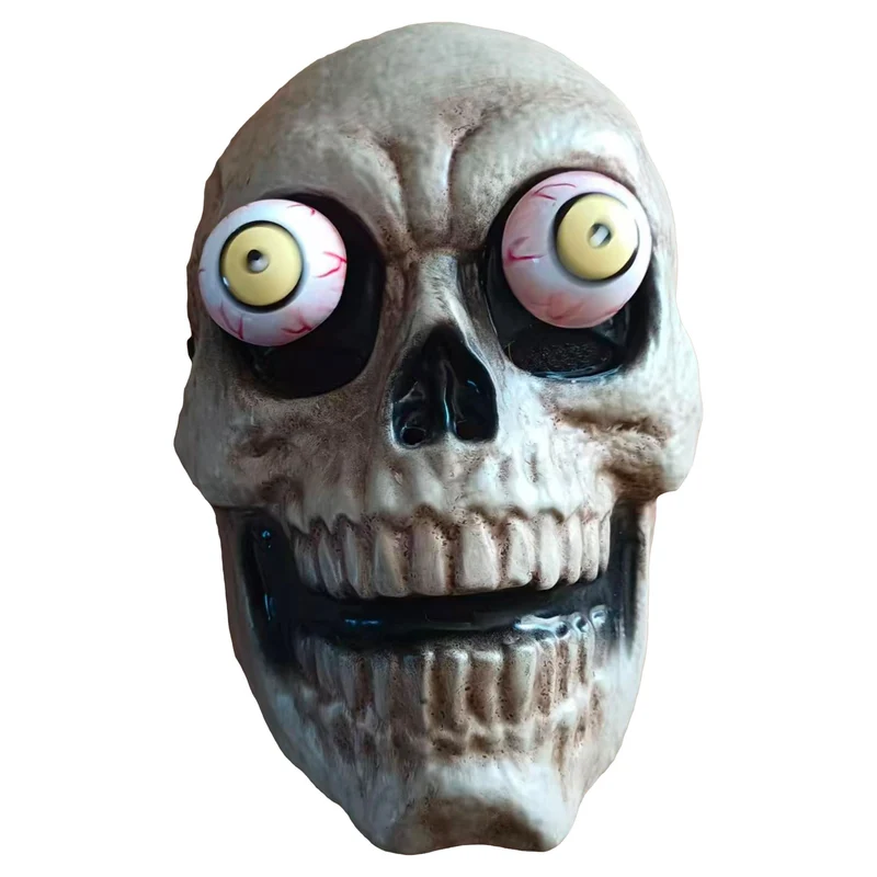 Masker doodskop met bewegende ogen