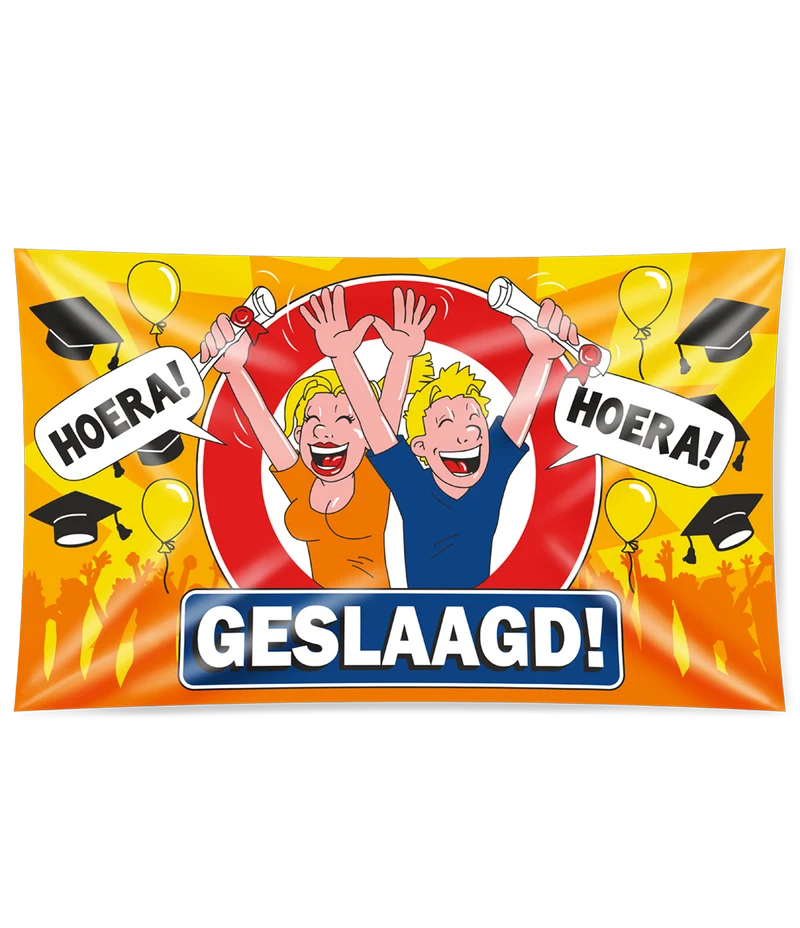 Geslaagd Gevelvlag XXL - 90 x 150 cm