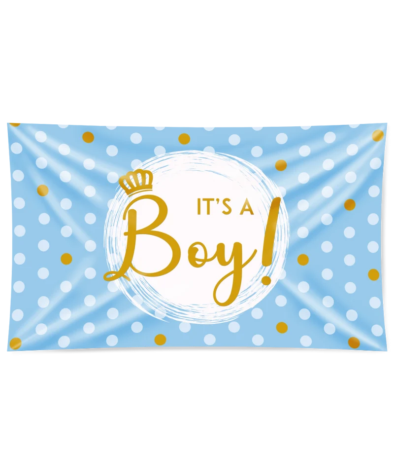 It's a boy! Gevelvlag XXL - 90 x 150 cm