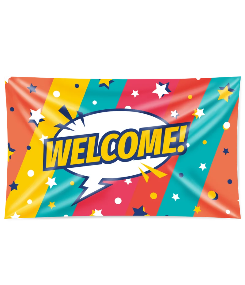Welcome Gevelvlag XXL - 90 x 150 cm