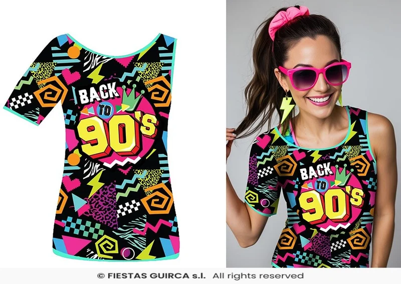 T-shirt Back To The 90's Dames