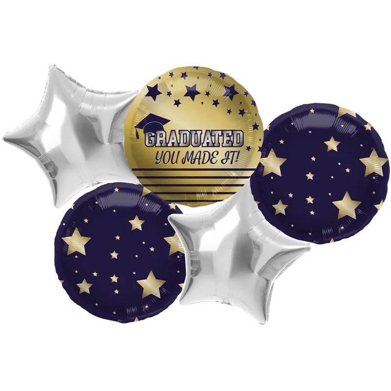 Folieballonnen Set Geslaagd Academic Elegance (5st)